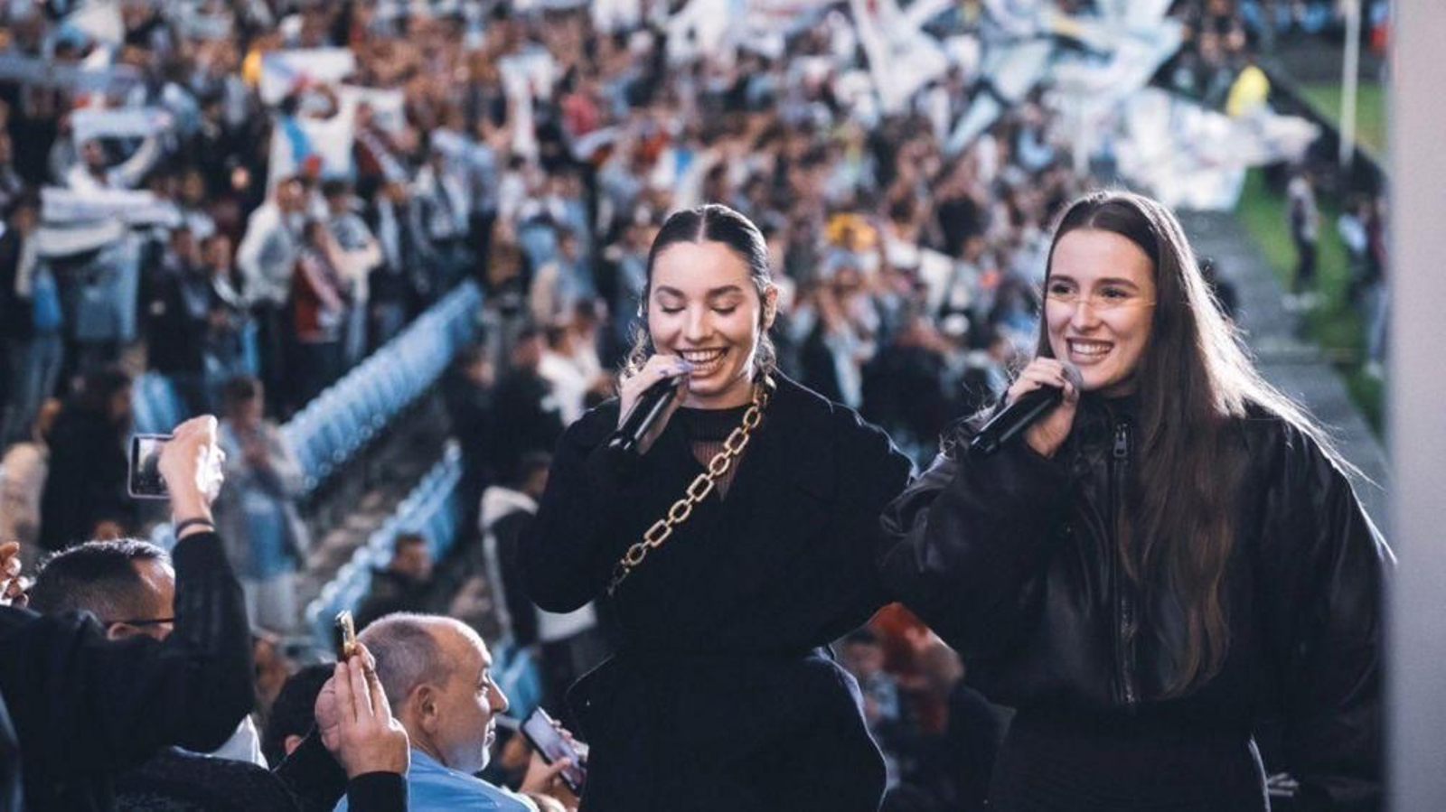 Fillas de Casssandra, en su actuación en Balaídos.