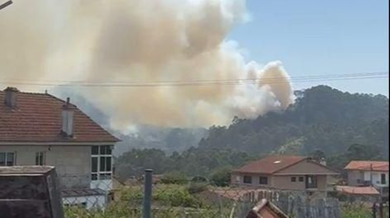 Incendio en Gondomar.