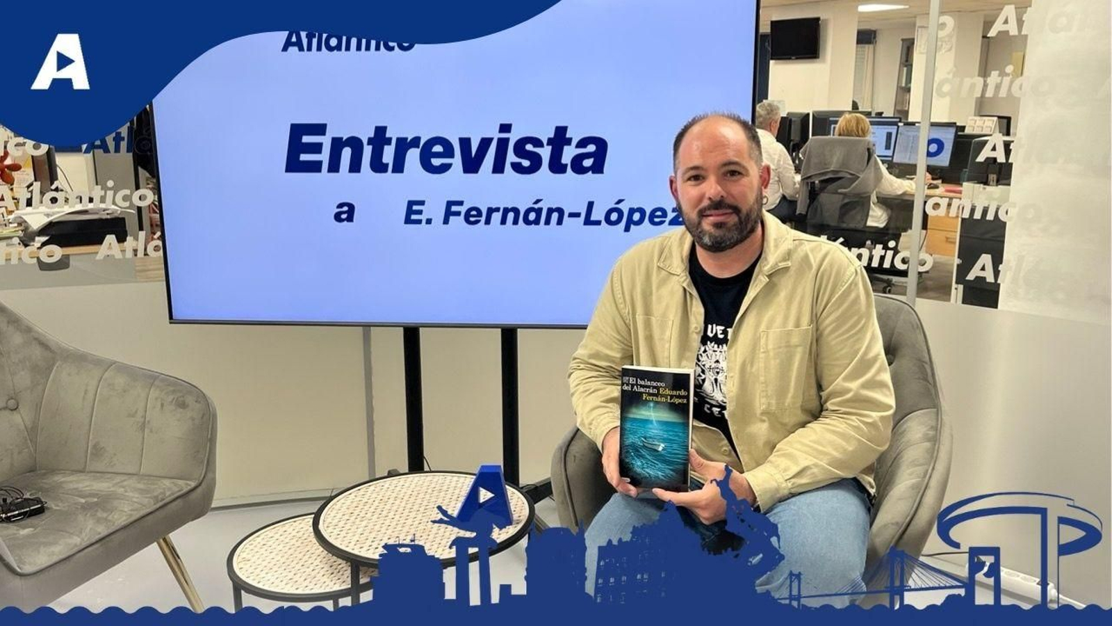 Eduardo Fernán-López: “Vigo tiene todos los ingredientes para una novela negra potente”