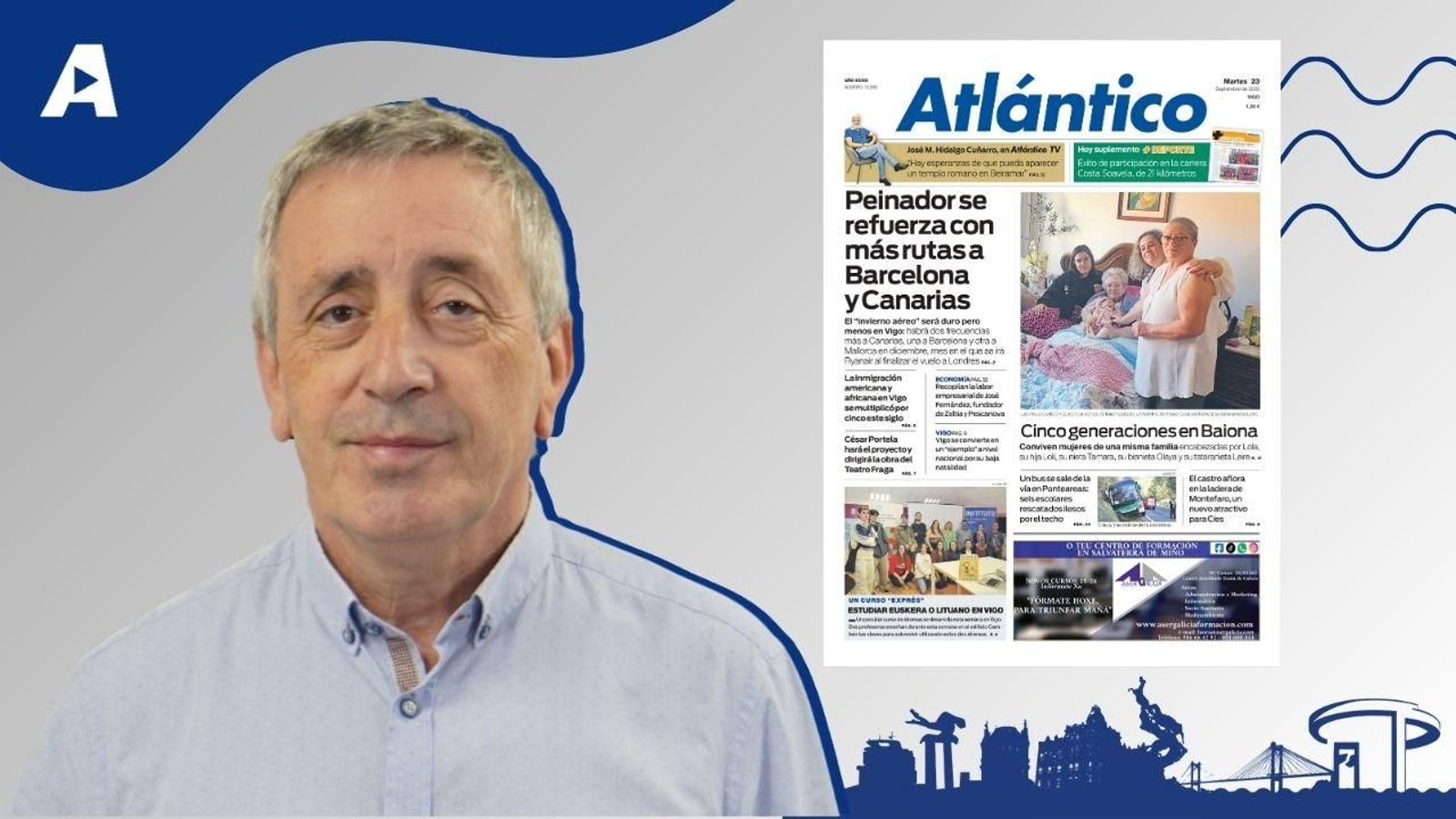 La portada de Atlántico del 23 de septiembre