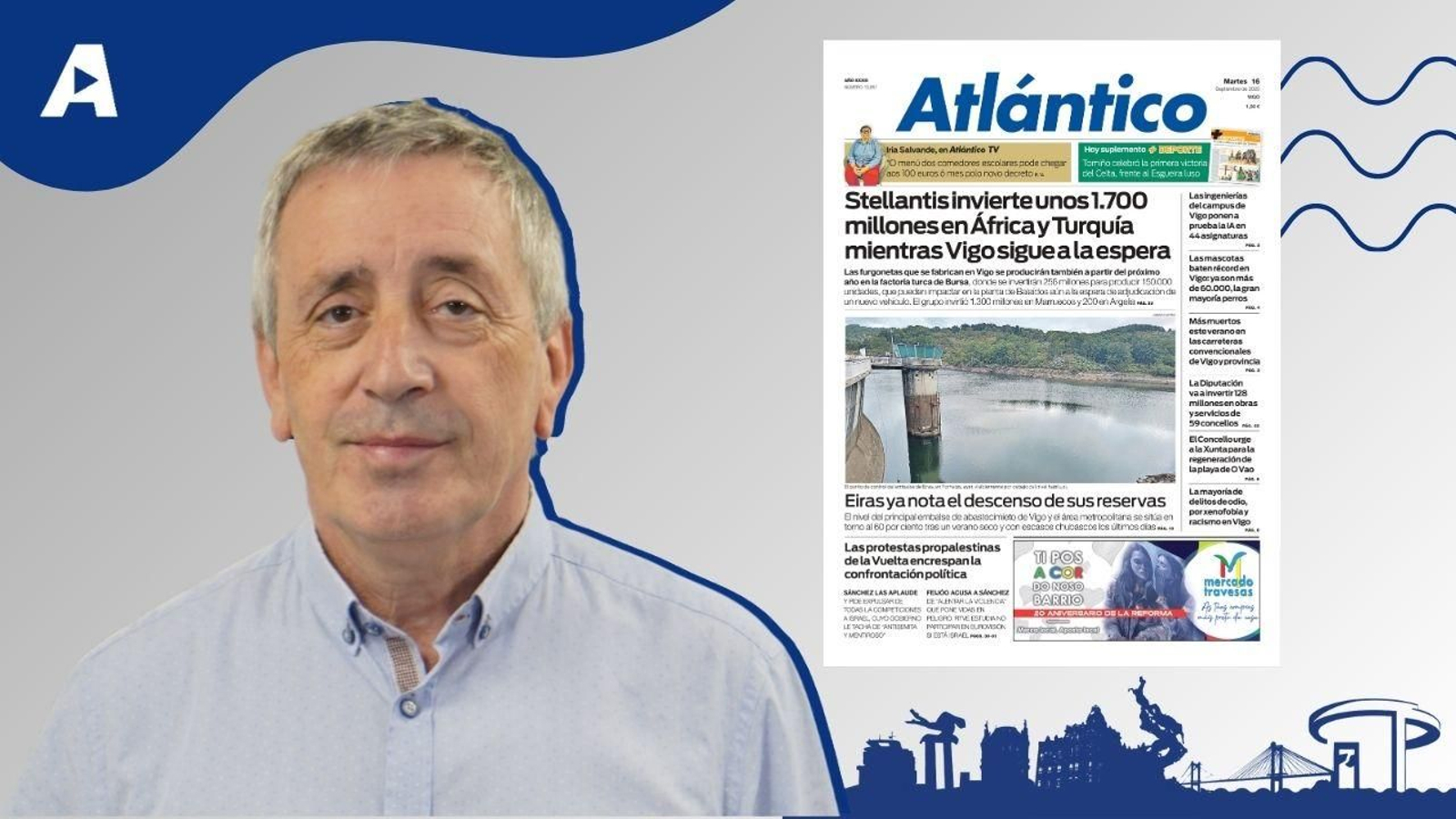 La portada de Atlántico del 16 de septiembre