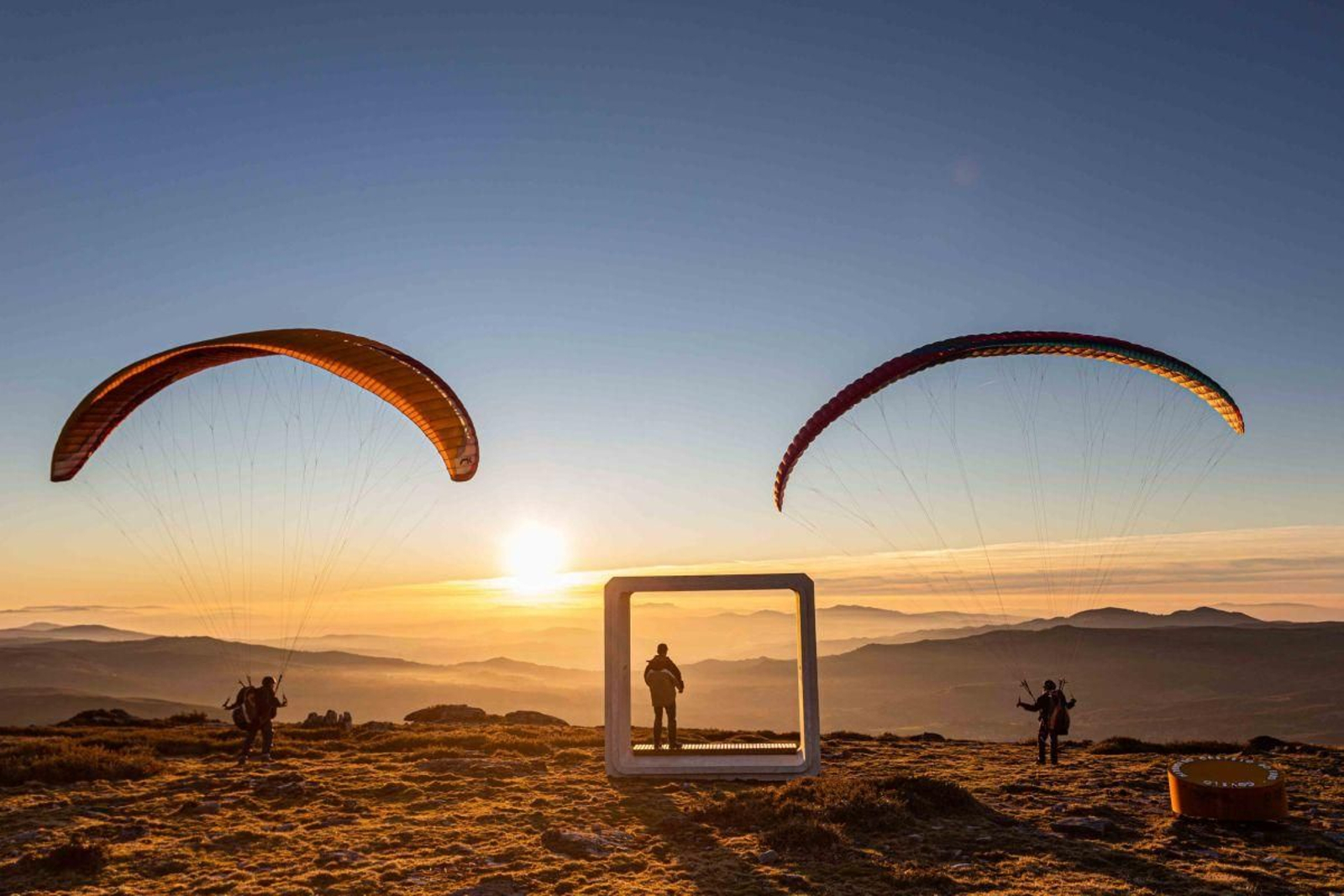 Mirador y observatorio del Ato de Montouto, con espléndidas vistas, un valor turístico de A Cañiza.
