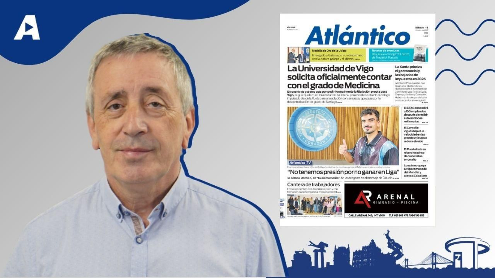 La portada de Atlántico del 18 de octubre