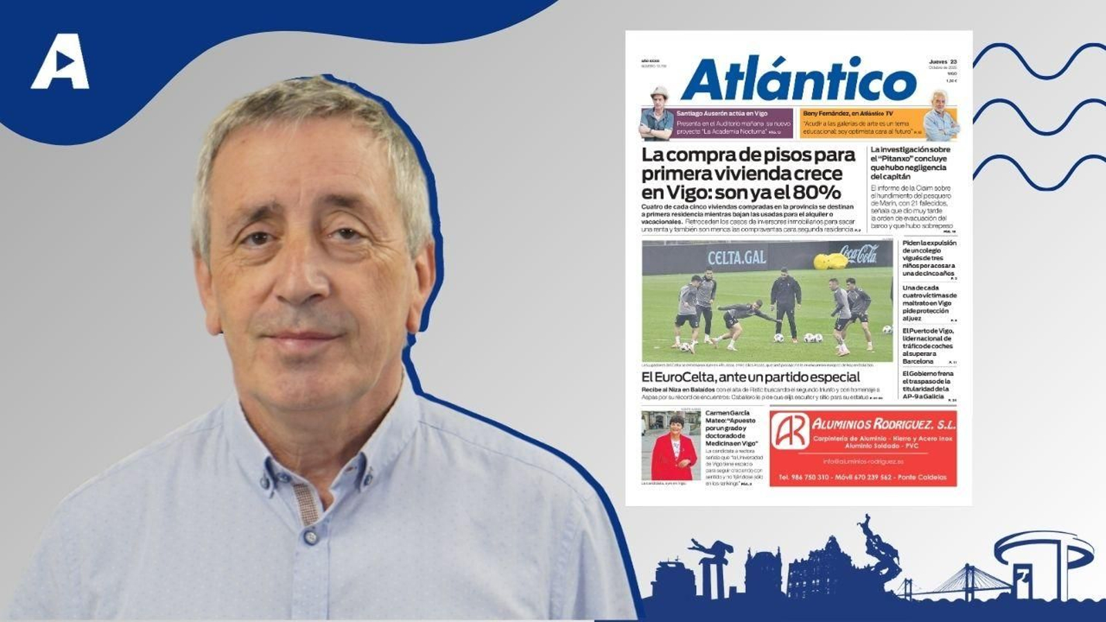 La portada de Atlántico del 23 de octubre